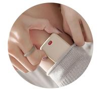 HINAYOSAN Chauffe-pieds rechargeable par USB - Appareil de chauffage efficace avec design portable - 2 niveaux de température