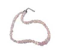 HINAYOSAN Collier de perles de verre à facettes étincelantes - Bijou élégant - Bracelet réglable pour femme - Cadeau élégant pour anniversaire de mariage, necklace, Comme décrit, Comme décrit.