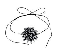 HINAYOSAN Collier ras du cou vintage en tissu corde réglable pour toutes les occasions, taille unique, Comme décrit, Comme décrit.