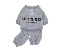 HINAYOSAN Combinaison chaude extensible à quatre pattes pour chien, anti-adhérence, en polyester, tenue pour animaux de compagnie actifs, lavable en machine, manteau en duvet pour chien