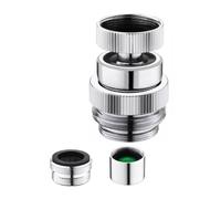 HINAYOSAN Connecteur de robinet flexible en laiton - Adaptateur de tuyau de construction facile - Installation facile - Arrosage de jardin - Outil de lavage de voiture - Accessoire de tuyau d'arrosage