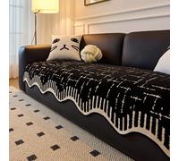 HINAYOSAN Coussin de canapé en chenille vibrant avec fond antidérapant - Forme unique - Confortable - Décoration d'intérieur