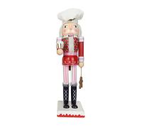 HINAYOSAN Décoration de Noël en bois de 38 cm, modèle pour bibliothèque, décoration de fête, cadeau de Noël