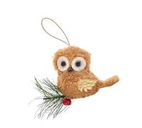 HINAYOSAN Élégante décoration de vacances en peluche avec cordon pour sapin de Noël, décoration murale et réunions de famille