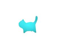 HINAYOSAN Élégante statue de chat en bois avec yeux distinctifs - Figurine de chaton miniature de bureau pour la décoration artistique de la maison ou du bureau