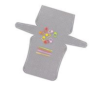 HINAYOSAN Ensemble de feuilles rectangulaires en maille acrylique pour couture de sac à main à bandoulière, sac à main, kit d'accessoires de broderie en toile acrylique pour sac à main, Lot de 2