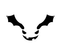 HINAYOSAN Ensemble d'inserts d'artisanat en forme de visage de citrouille pour décoration de fenêtre d'Halloween, fournitures d'activités pour intérieur et extérieur, fêtes de vacances, chauve-souris