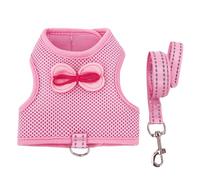 HINAYOSAN Ensemble harnais et laisse respirants pour lapins avec taille réglable pour une activité de plein air en toute sécurité - Corde pour petits animaux de compagnie