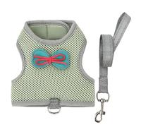 HINAYOSAN Ensemble harnais et laisse respirants pour lapins avec taille réglable pour une activité de plein air en toute sécurité - Corde pour petits animaux de compagnie