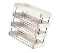 HINAYOSAN Étagères robustes et réglables pour petits espaces, salle de bain, bureau, cuisine, rangement pratique