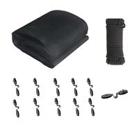 HINAYOSAN Filet de protection réglable pour plantes de jardin avec clips de fixation pour parasols et oiseaux avec clips