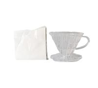 HINAYOSAN Filtre à café conique infusé à la main avec prise en main confortable, passe au lave-vaisselle, pour les amateurs et les professionnels