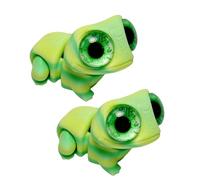 HINAYOSAN Grenouilles miniatures articulées - Design réaliste - Couleur vive - Impression - Figurine miniature articulée mobile