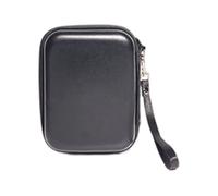 HINAYOSAN Housse de protection pour appareil photo - Texture cuir - Convient pour différents modèles d'appareils photo - Étanche et résistant aux chocs, Noir
