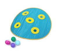 HINAYOSAN Jouet interactif pour chat - Balle de jeu à faible bruit - Roulement rapide dans le tapis de jeu - Ennui - Chaton - Chien - Activation automatique du mouvement