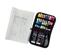 HINAYOSAN Journal de techniques de couture réutilisables, matériaux en fibre naturelle, guide de référence portable pour travaux manuels, broderie à la main