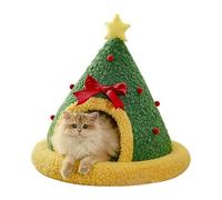 HINAYOSAN Lit d'hiver chaud pour animaux de compagnie avec coussin amovible en peluche douce pour petits animaux de compagnie, décoration d'intérieur chaude pour l'hiver