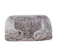 HINAYOSAN Lit pour animal domestique avec coussin amovible doux et en fourrure antidérapant