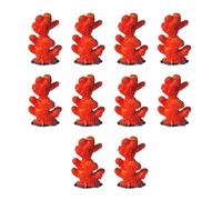 HINAYOSAN Lot de 10 coraux réalistes en polyrésine pour aquariums de maison et de bureau