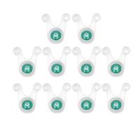 HINAYOSAN Lot de 10 cordes de camping LED à suspendre - Avertissement - Pour extérieur - Pour tente ou vélo