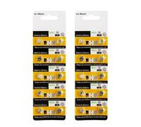 HINAYOSAN Lot de 10 piles bouton AG3 LR41 736 1,5 V pour montres, calculatrices, jouets
