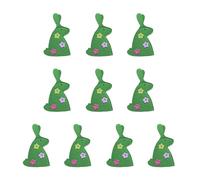 HINAYOSAN Lot de 10 pochettes de rangement pour œufs de Pâques 18 x 10,50 cm pour décoration de table de fête, activités scolaires