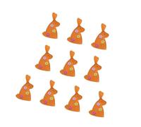 HINAYOSAN Lot de 10 pochettes de rangement pour œufs de Pâques 18 x 10,50 cm pour décoration de table de fête, activités scolaires