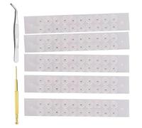 HINAYOSAN Lot de 100 patchs de massage jetables pour soins des oreilles - Autocollants à pointe transparente - Pour massage, acupunctures et perles