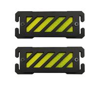 HINAYOSAN Lot de 2 patchs d'avertissement réfléchissants Molles