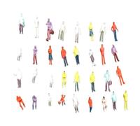 HINAYOSAN Lot de 25 figurines miniatures réalistes pour planification urbaine et démonstrations éducatives pour modélisme de train