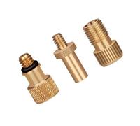 HINAYOSAN Lot de 3 adaptateurs de pompes à vélo universels pour gonflage rapide pour compresseur d'air, accessoires de vélo pour ballon de gymnastique