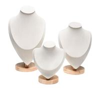 HINAYOSAN Lot de 3 présentoirs à bijoux en velours doux au toucher pour améliorer l'attrait visuel, adapté à divers bijoux