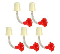 HINAYOSAN Lot de 5 tubes de rechange pour mangeoire à oiseaux pour jardin, jardin, station d'alimentation pour oiseaux