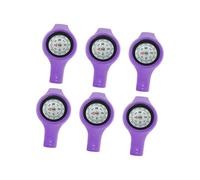 HINAYOSAN Lot de 6 boussoles portables multifonctionnelles avec sangle réglable pour étudiants, randonneurs, campeurs, poids durable, léger, outil de direction de randonnée