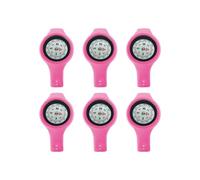 HINAYOSAN Lot de 6 boussoles portables multifonctionnelles avec sangle réglable pour étudiants, randonneurs, campeurs, poids durable, léger, outil de direction de randonnée