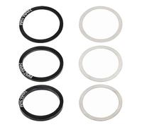 HINAYOSAN Lot de 6 entretoises en aluminium pour pédalier de vélo pour améliorer les performances du cyclisme - Installation facile
