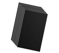 HINAYOSAN Lot de 8 manchons de clôture résistants aux intempéries contre la pourriture - Convient pour poteaux ronds de 7,6 à 12,7 cm et carrés de 7,6 à 10,2 cm