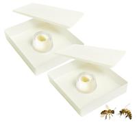 HINAYOSAN Mangeoire à abeilles toutes saisons pour ruches Langstroth à 10 cadres, capacité de 1,5 gallon, construction en ABS, anti-noyade
