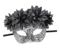 HINAYOSAN Maskrades Masque pour les yeux Motif tête de mort Mexicains Jour des morts Demi-visage Pour homme et femme Dia De Los Muerto