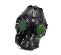 HINAYOSAN Masque de protection du visage pour motards, style punk, sangles réglables, costume de cosplay, Halloween, fête essentielle, steampunk, cosplay