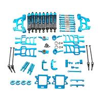 HINAYOSAN Modèle de voiture en alliage pour coque de pièces de rechange, un ensemble de kit complet en alliage d'aluminium pour 1/10 outils de mise à niveau