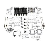 HINAYOSAN Modèle de voiture en alliage pour coque de pièces de rechange, un ensemble de kit complet en alliage d'aluminium pour 1/10 outils de mise à niveau