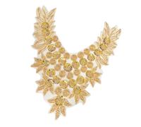 HINAYOSAN Patchs brodés à coudre sur col pour robe de mariée, robe de soirée, écussons à coudre pour vêtements