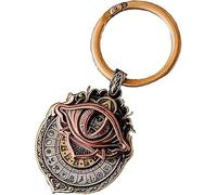 HINAYOSAN Pendentif de prescience de tarot fait à la main : combinez à la sagesse cosmique, pendentifs de tarots rotatifs, collier œil qui voit tout, grande quantité d'amoureux, bijoux pour les yeux