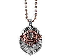 HINAYOSAN Pendentif de prescience de tarot fait à la main : combinez à la sagesse cosmique, pendentifs de tarots rotatifs, collier œil qui voit tout, grande quantité d'amoureux, bijoux pour les yeux