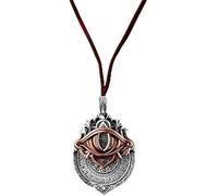 HINAYOSAN Pendentif de prescience de tarot fait à la main : combinez à la sagesse cosmique, pendentifs de tarots rotatifs, collier œil qui voit tout, grande quantité d'amoureux, bijoux pour les yeux