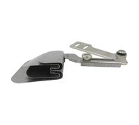 HINAYOSAN Pied à friser double couche pour machine à coudre industrielle, pied presseur pliable pour ourlet pour tissu fin et épais multicouche