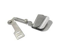 HINAYOSAN Pied à friser double couche pour machine à coudre industrielle, pied presseur pliable pour ourlet pour tissu fin et épais multicouche