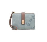 HINAYOSAN Pochettes à deux volets - Porte-monnaie minimaliste - Porte-cartes de crédit - Style décontracté - Pour femme, bleu, Beauté de masse