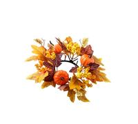 HINAYOSAN Point focal rond de Thanksgiving avec design végétal et écologique pour la récolte, décoration de la maison, Thanksgiving, décoration de la maison